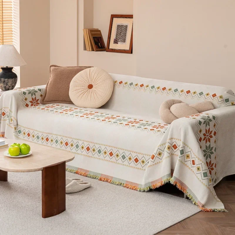 BohoLuxe Tassel Sofa Cover - Image 32