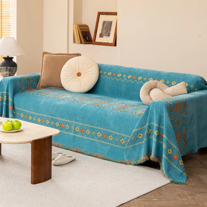 BohoLuxe Tassel Sofa Cover - Image 7