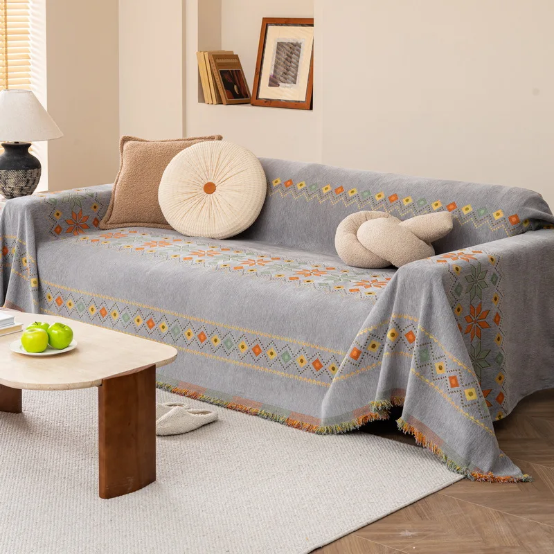 BohoLuxe Tassel Sofa Cover - Image 9