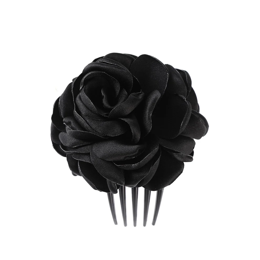 Bridal Flower Hair Comb - Image 3