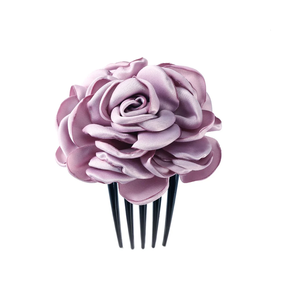 Bridal Flower Hair Comb - Image 5