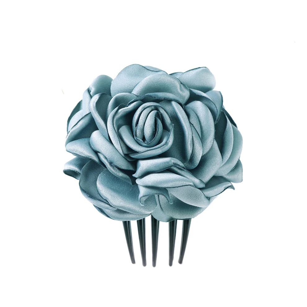 Bridal Flower Hair Comb - Image 7