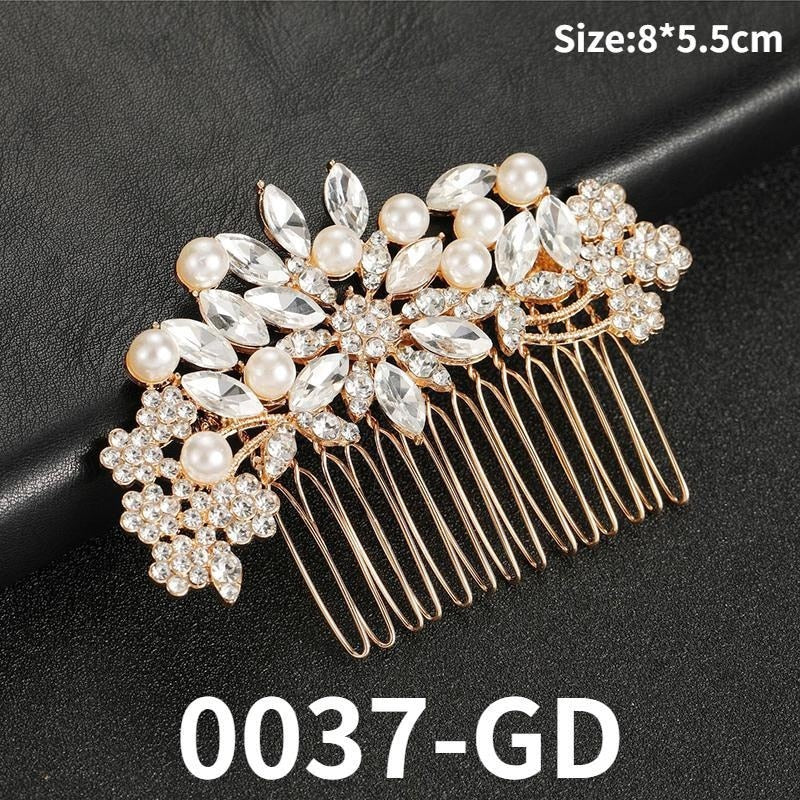 Bridal Rhinestone Hair Clip - Image 21