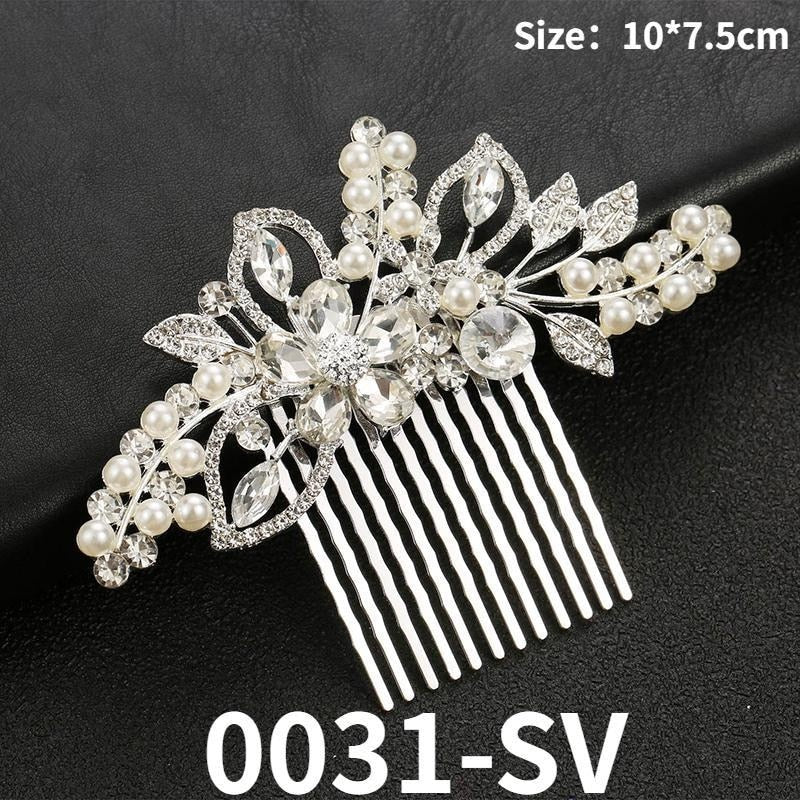 Bridal Rhinestone Hair Clip - Image 23