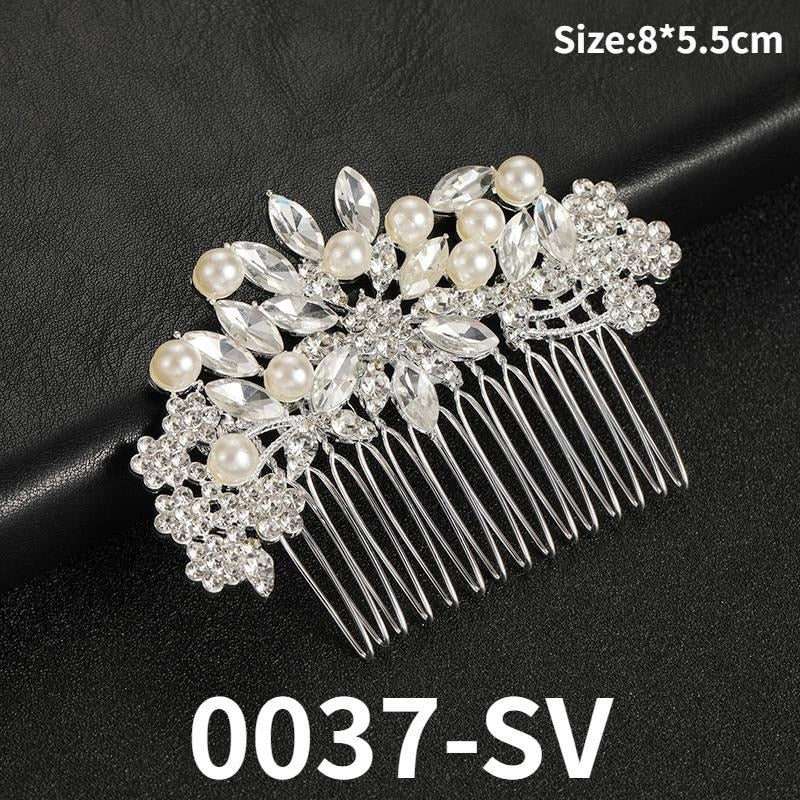 Bridal Rhinestone Hair Clip - Image 3