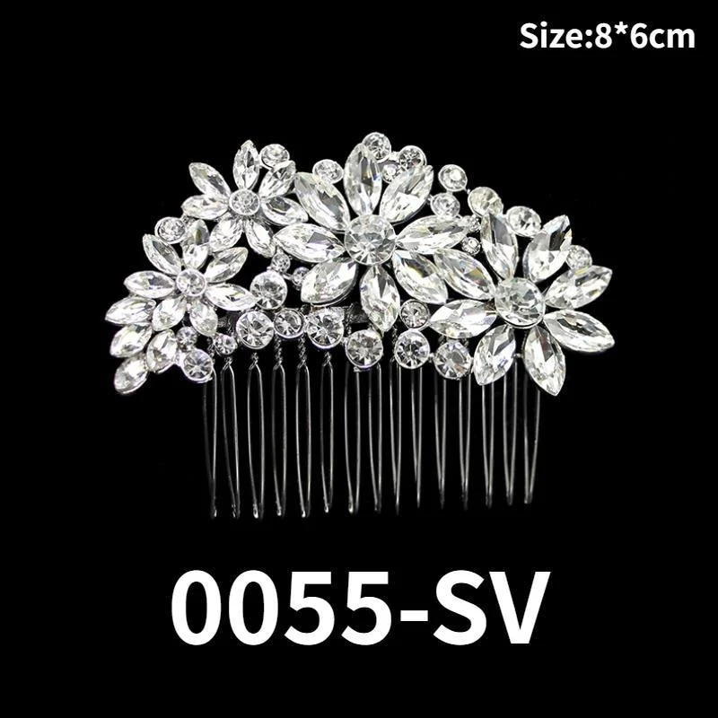 Bridal Rhinestone Hair Clip - Image 32