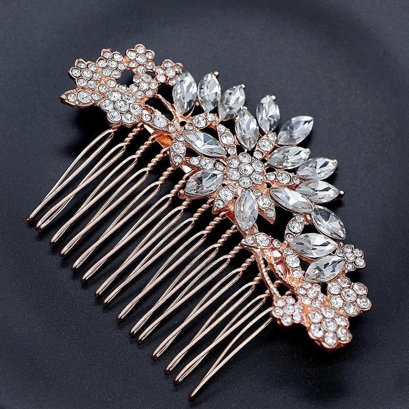 Bridal Rhinestone Hair Clip - Image 36