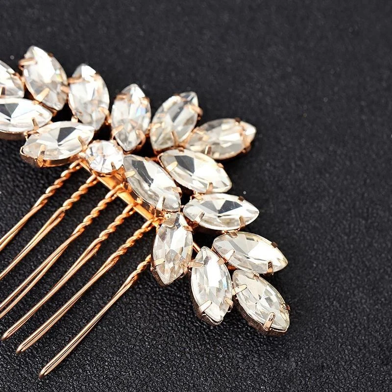 Bridal Rhinestone Hair Clip - Image 38