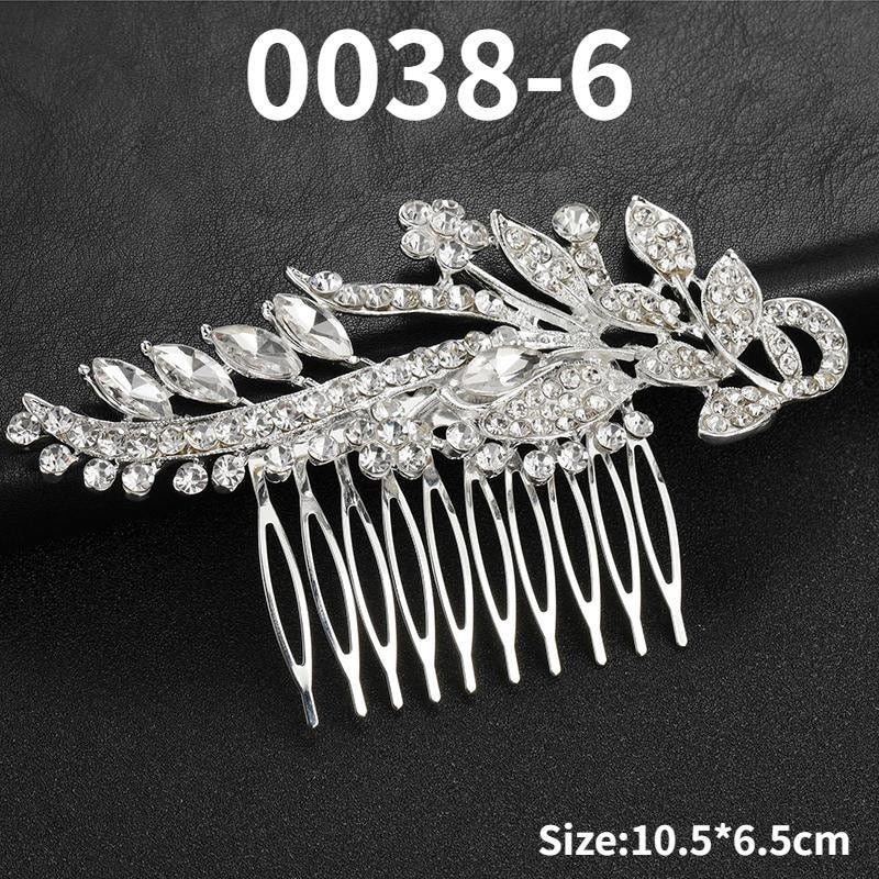 Bridal Rhinestone Hair Clip - Image 4