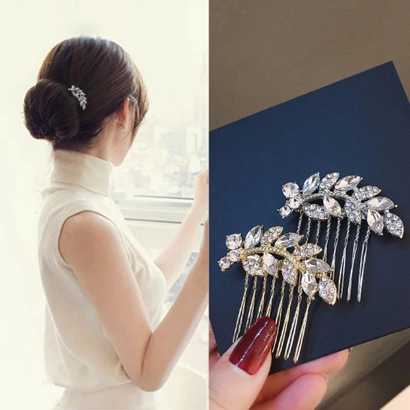 Bridal Rhinestone Hair Clip - Image 42