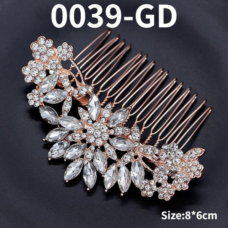 Bridal Rhinestone Hair Clip - Image 8