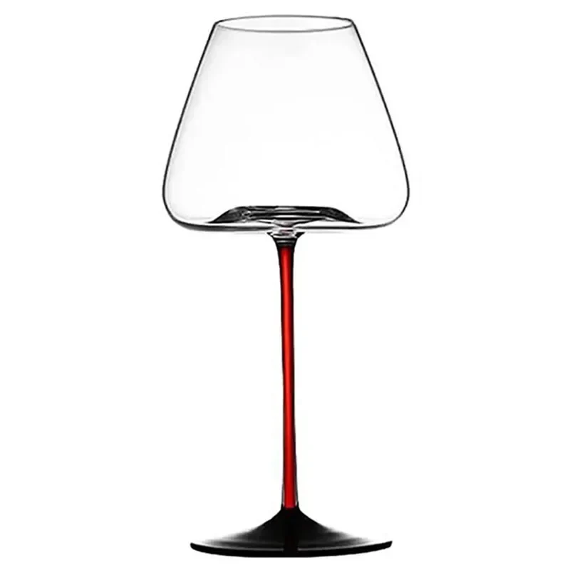 Burgundy Brilliance: 25oz Crystal Champagne Goblet - Image 4