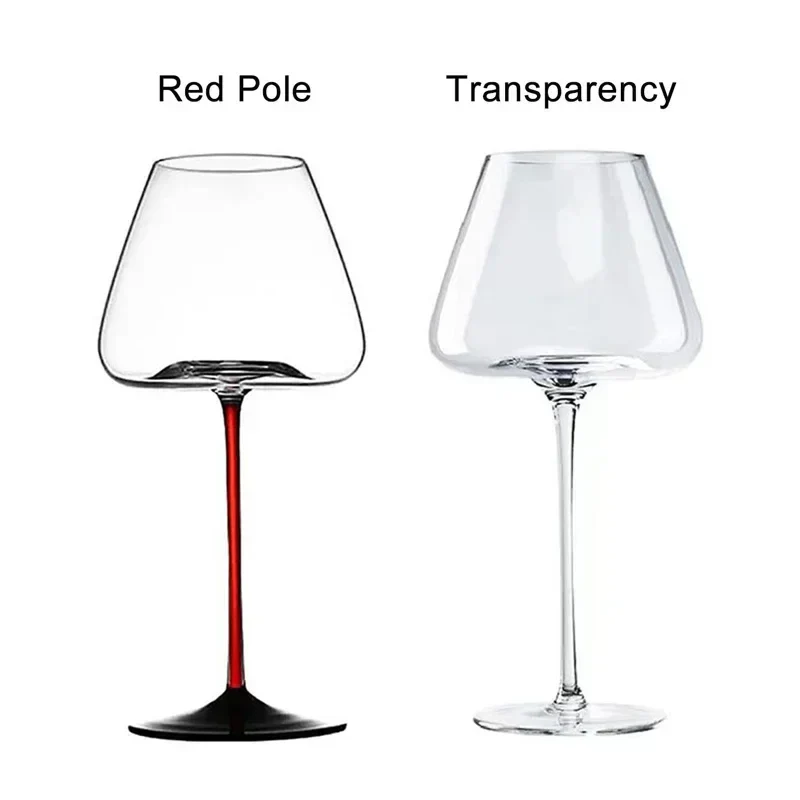 Burgundy Brilliance: 25oz Crystal Champagne Goblet - Image 6