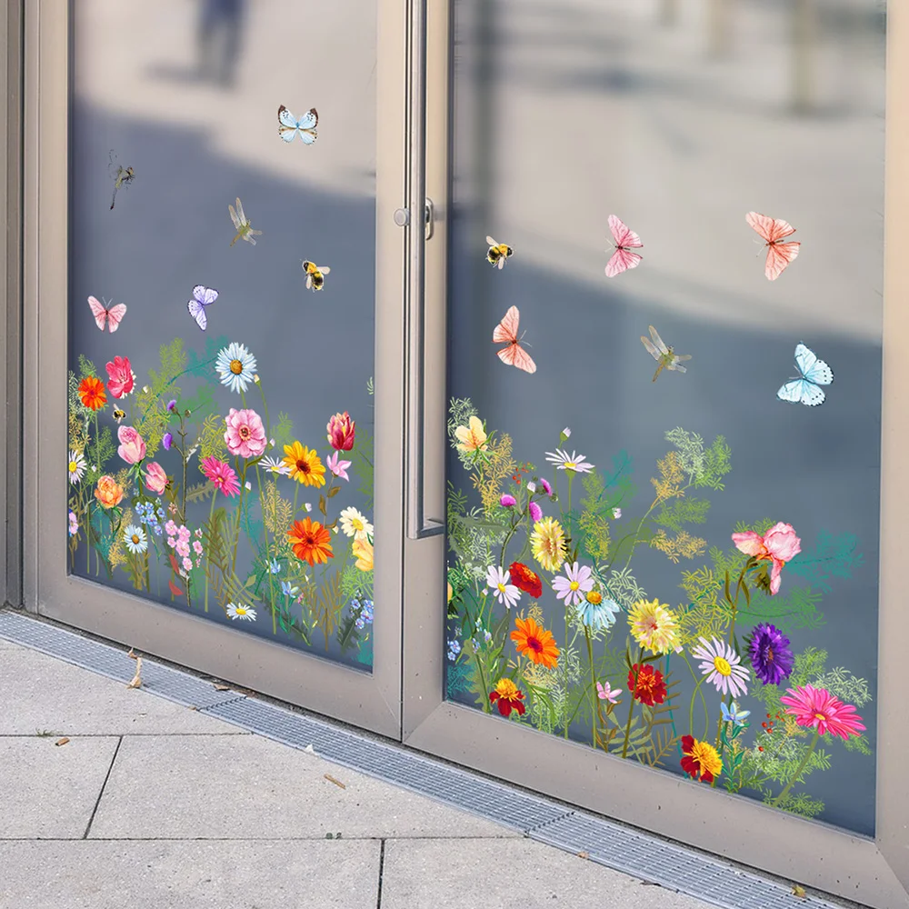 Butterfly Flowers Wall Stickers - Image 4