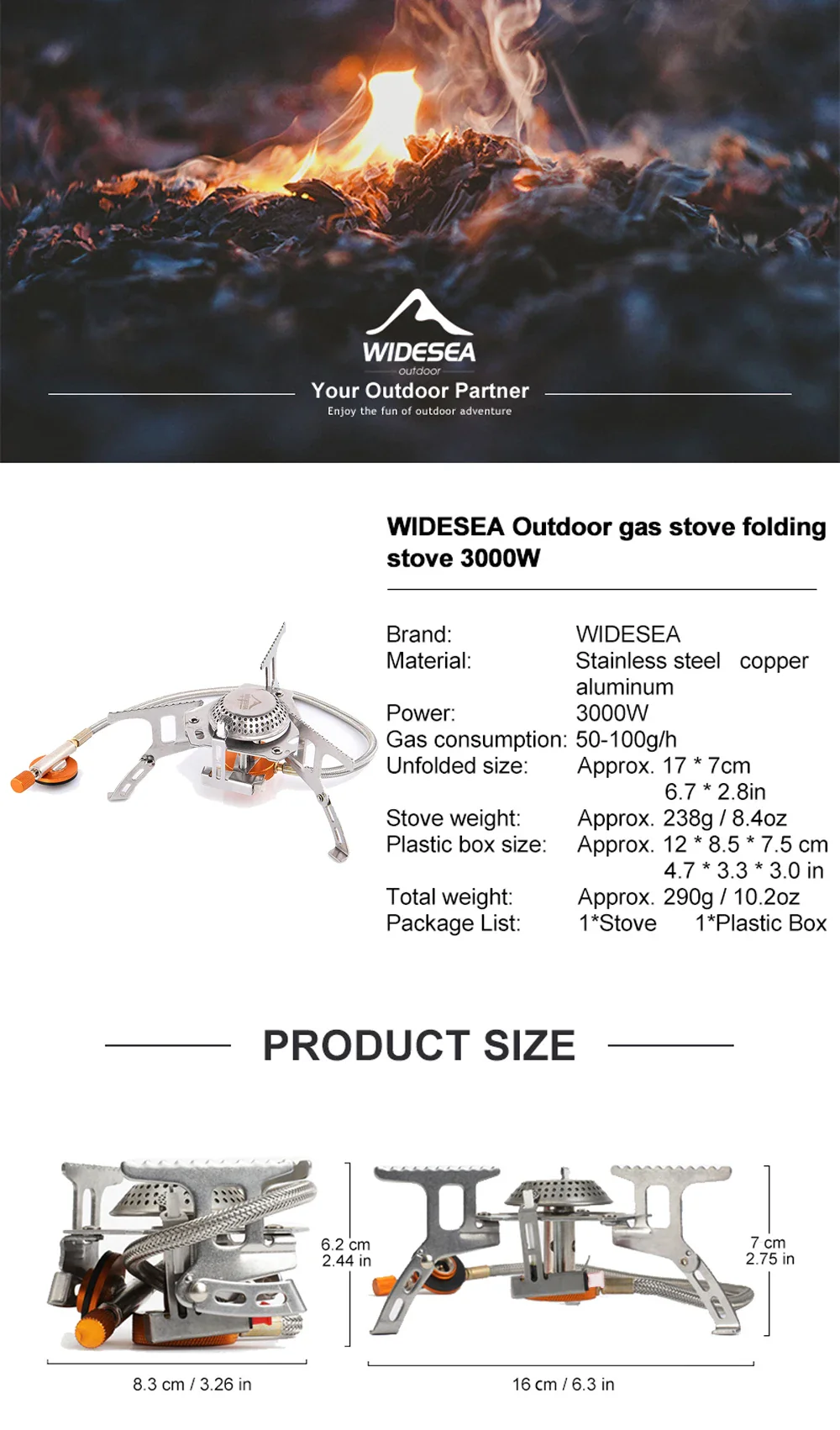 Camping Gas Stove - Image 10