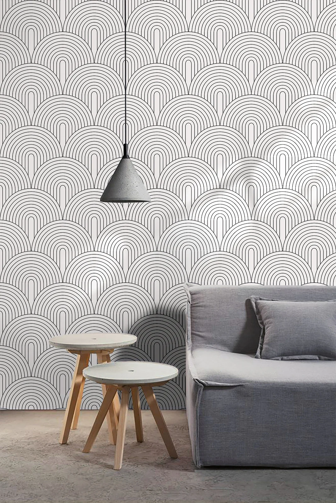 Canvas Rainbow Peel and Stick Wallpaper - Image 5