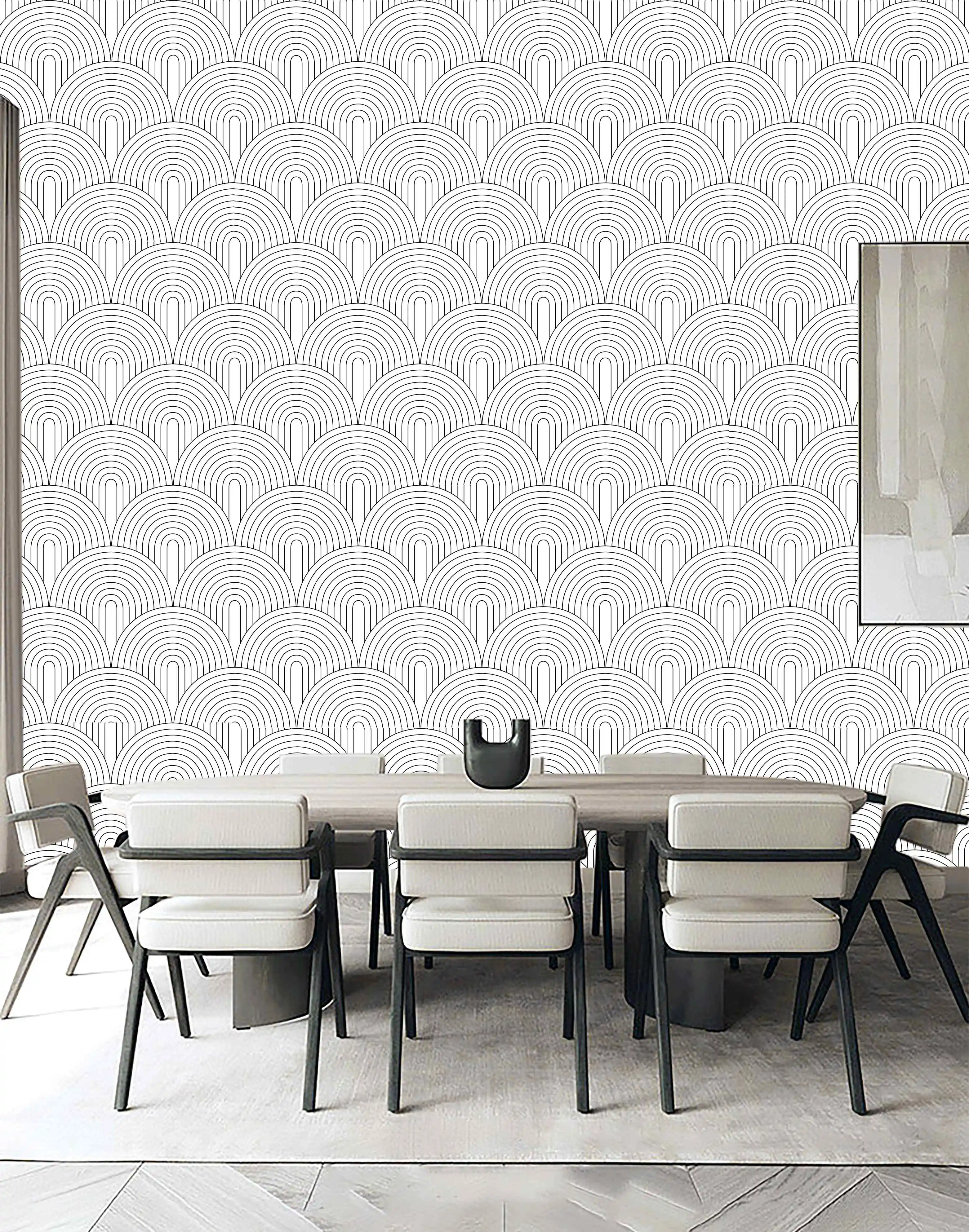 Canvas Rainbow Peel and Stick Wallpaper - Image 9
