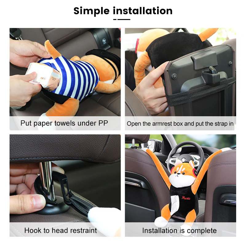 Car Creative Tissue Plush Box - Image 18