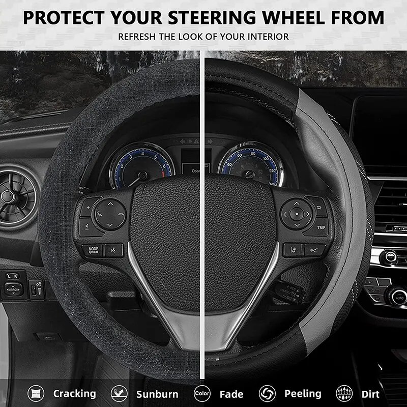Car Steering Wheel Cover - Image 9