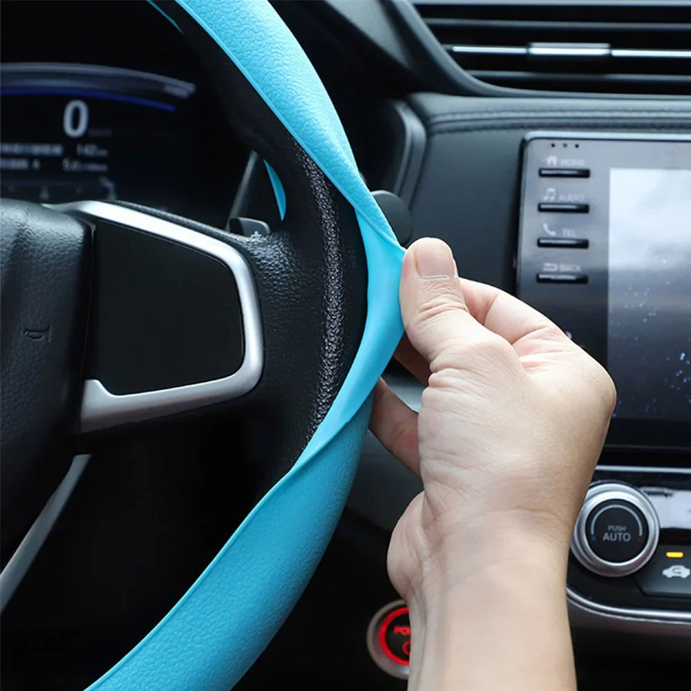 Car Universal Silicone Steering Wheel Cover - Image 4