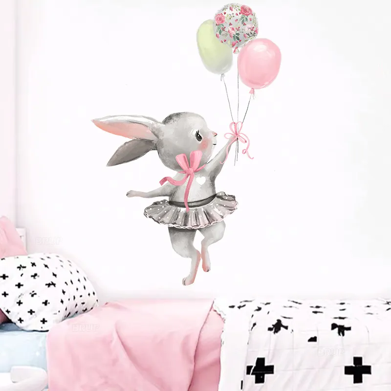 Cartoon Bunny Wall Stickers - Image 6