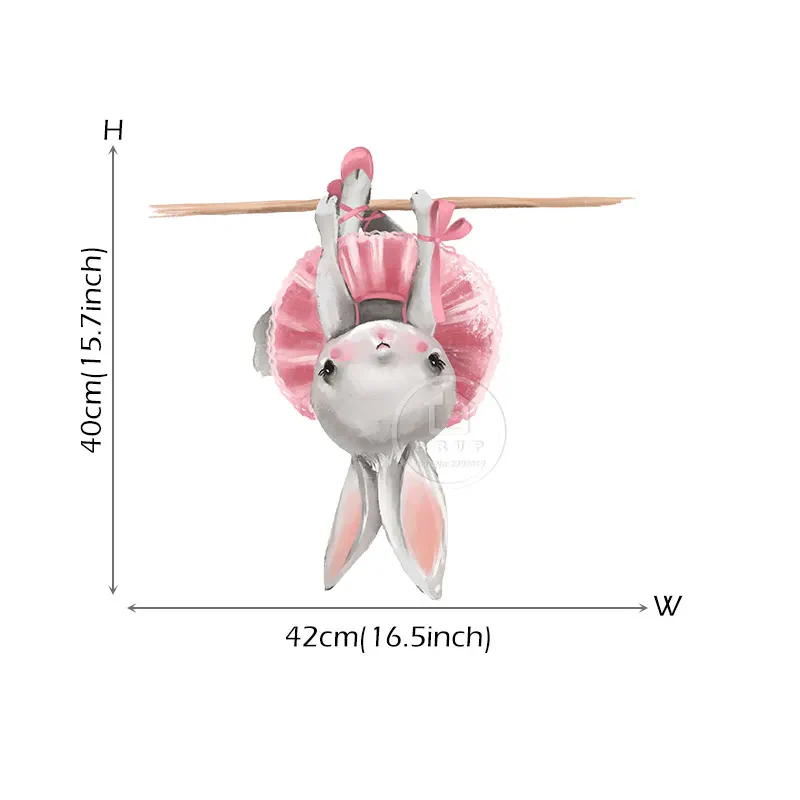 Cartoon Bunny Wall Stickers - Image 9