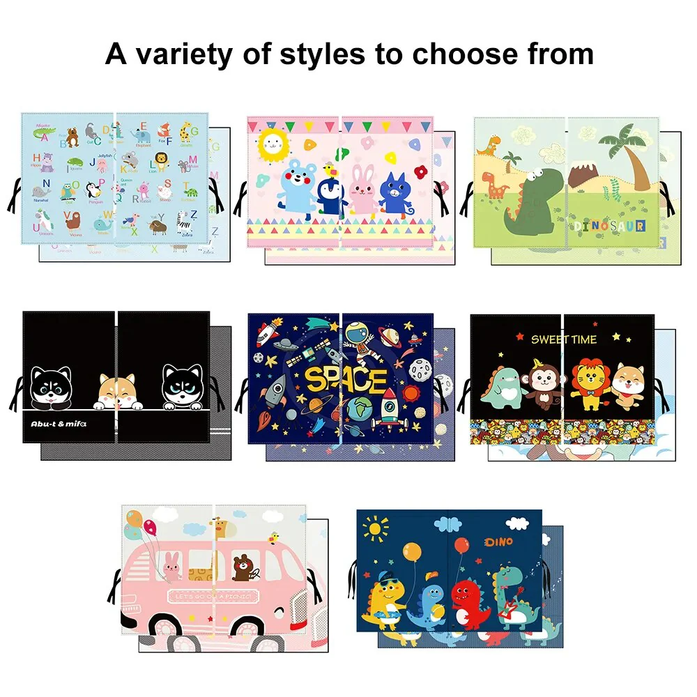 Cartoon Car Sun Shade Curtain - Image 4
