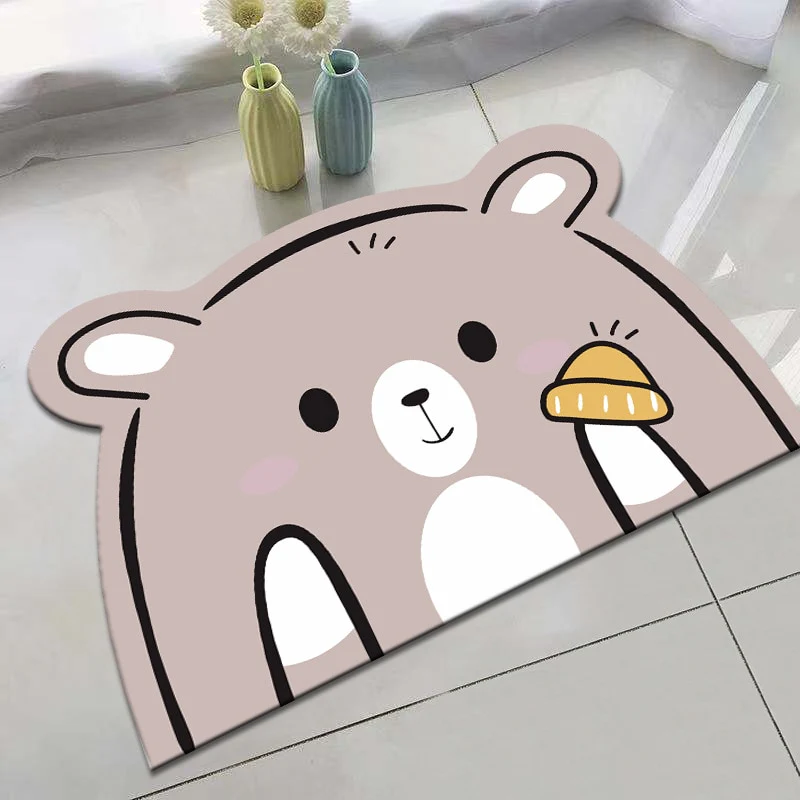 Cartoon Non-Slip Quick Dry Bath Mat - Image 4