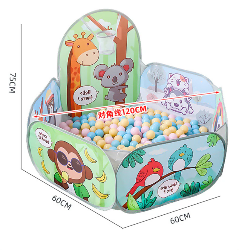 Cartoon Play Tent Ball Pool - Image 27