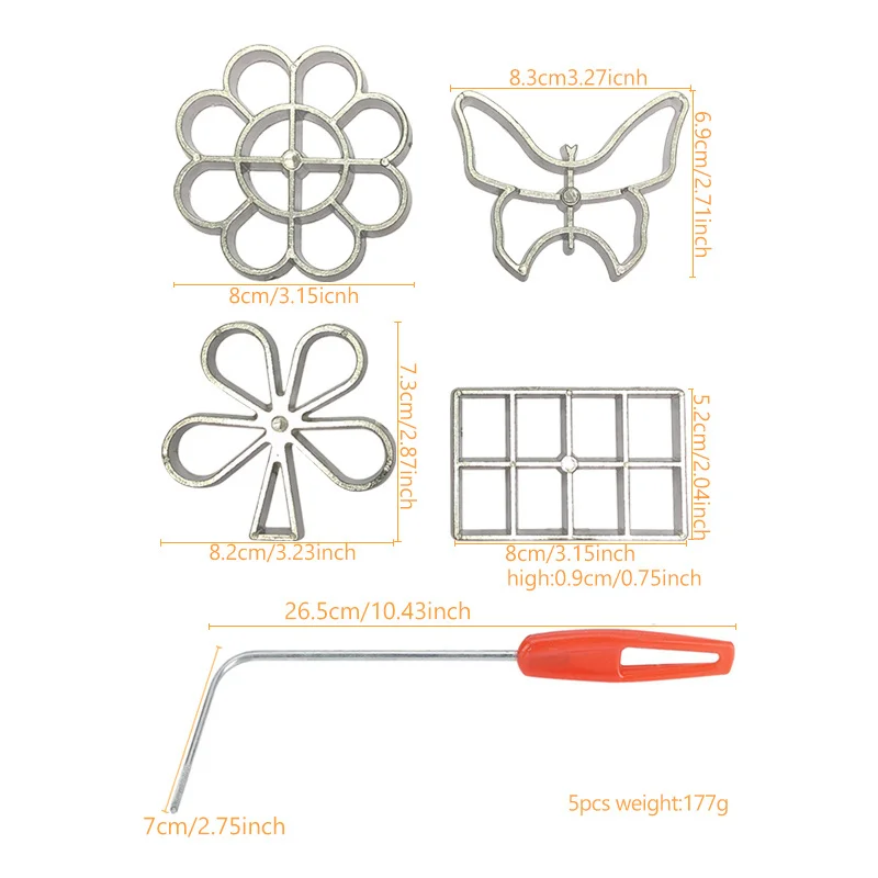 Cast Iron Frying Mold Set - Image 8