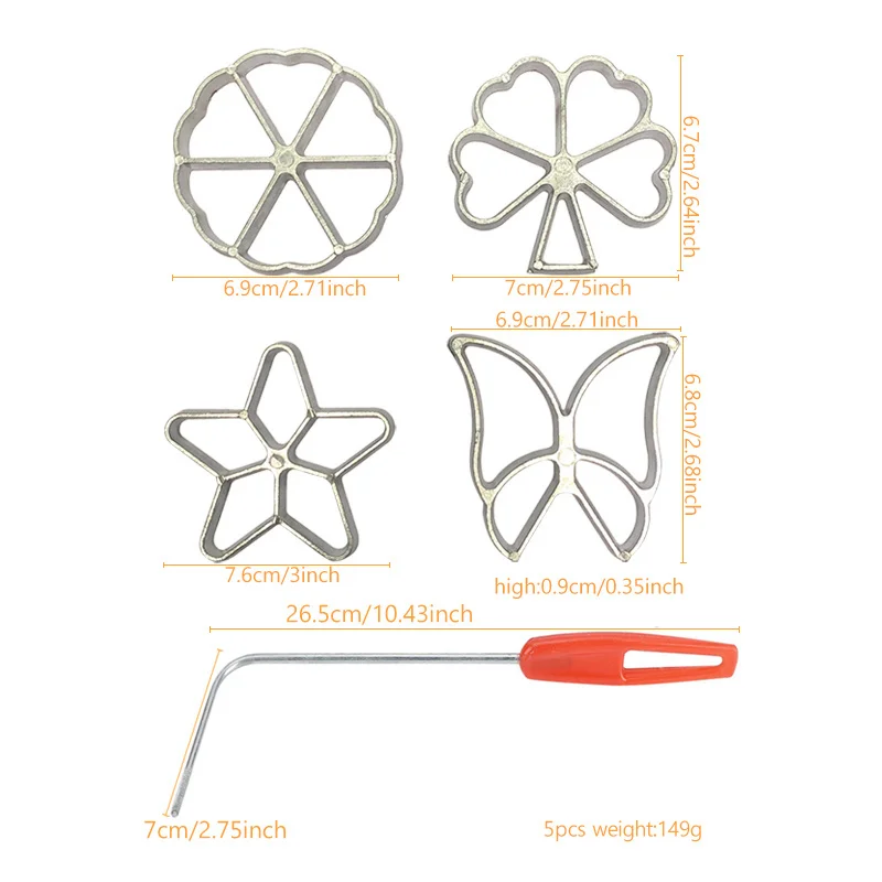 Cast Iron Frying Mold Set - Image 9