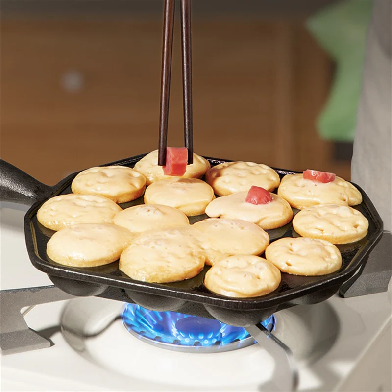 Cast Iron Takoyaki Frying Pan - Image 3