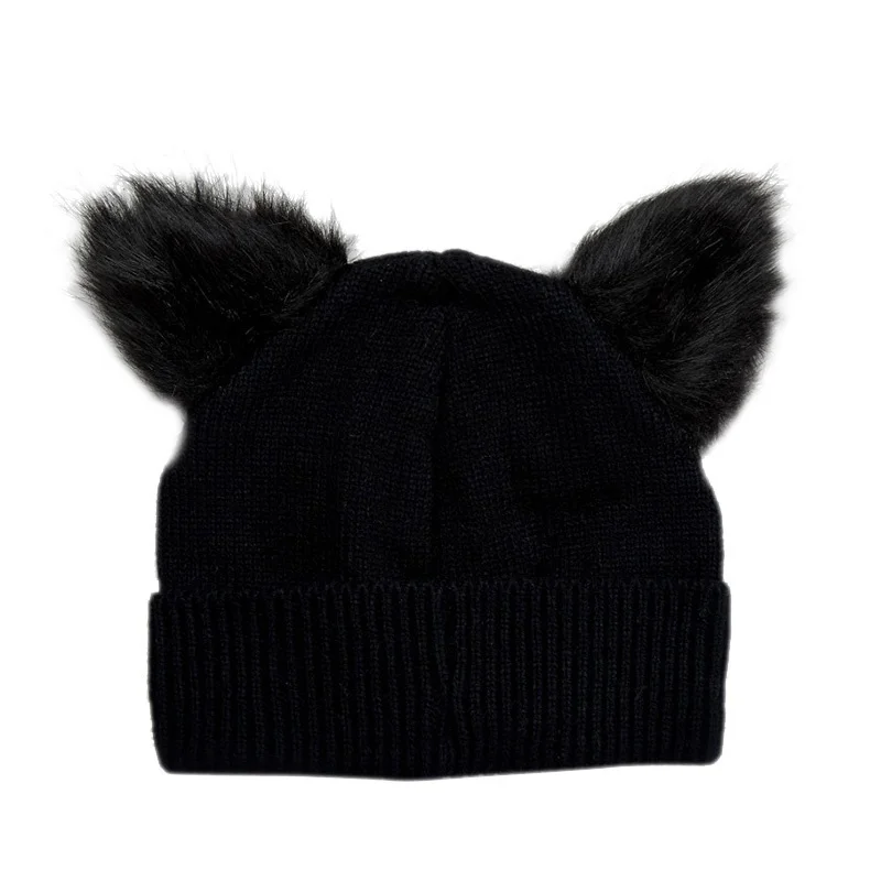 Cat Ears Faux Beanie - Image 3