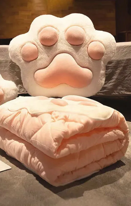 Cat Paw Pillow Blanket - Image 9