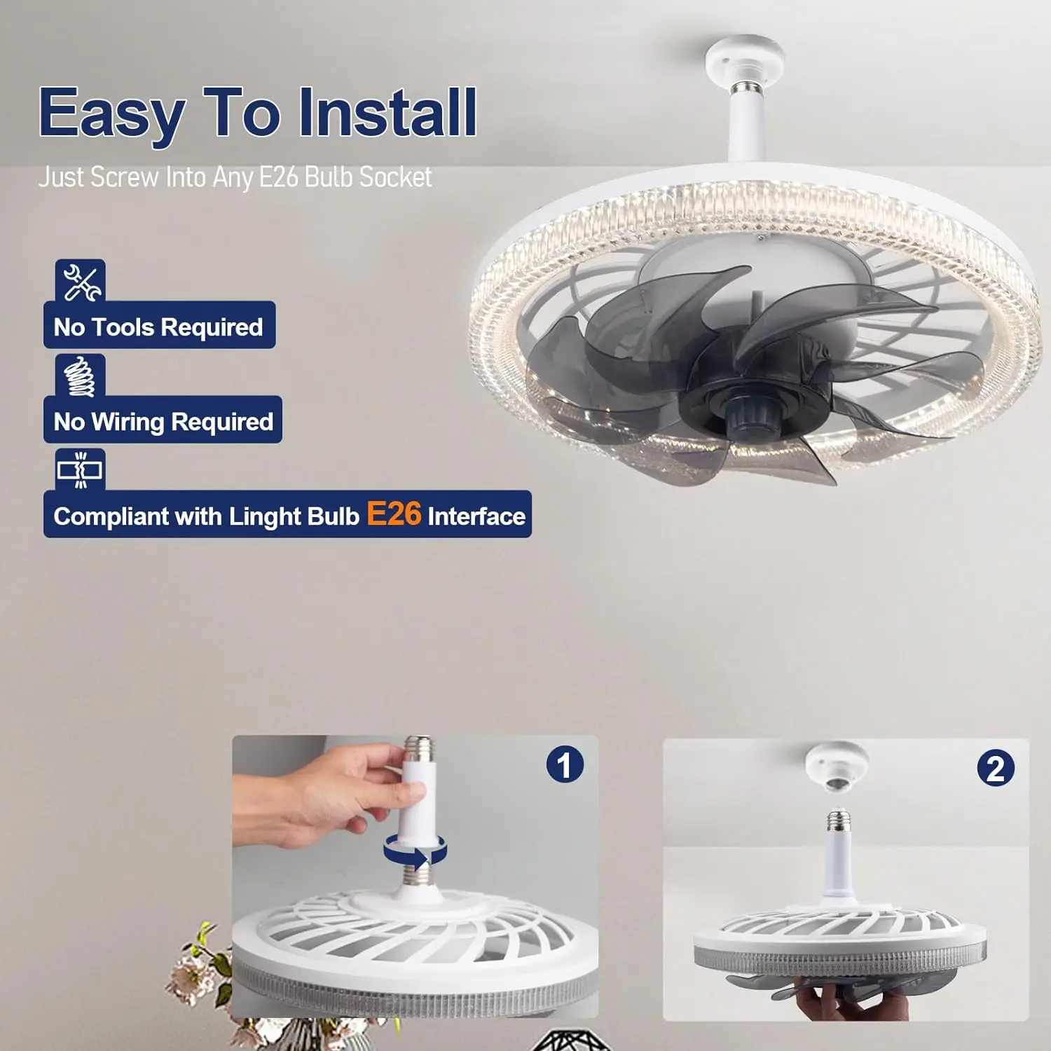 Ceiling Fan LED Light - Image 5