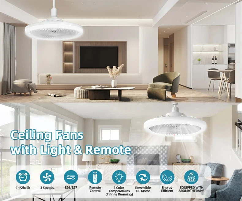 Ceiling Fan with LED Light - Image 13