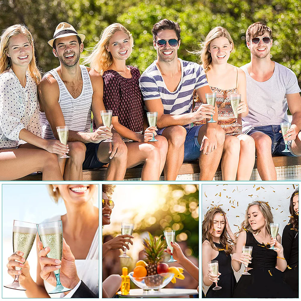 Champagne Glasses Bottle Set - Image 17
