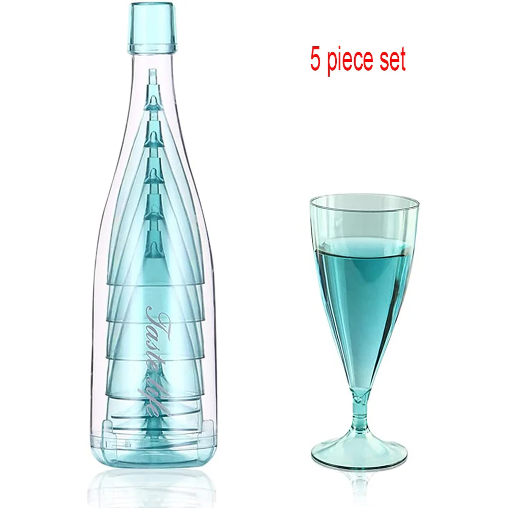 Champagne Glasses Bottle Set - Image 2