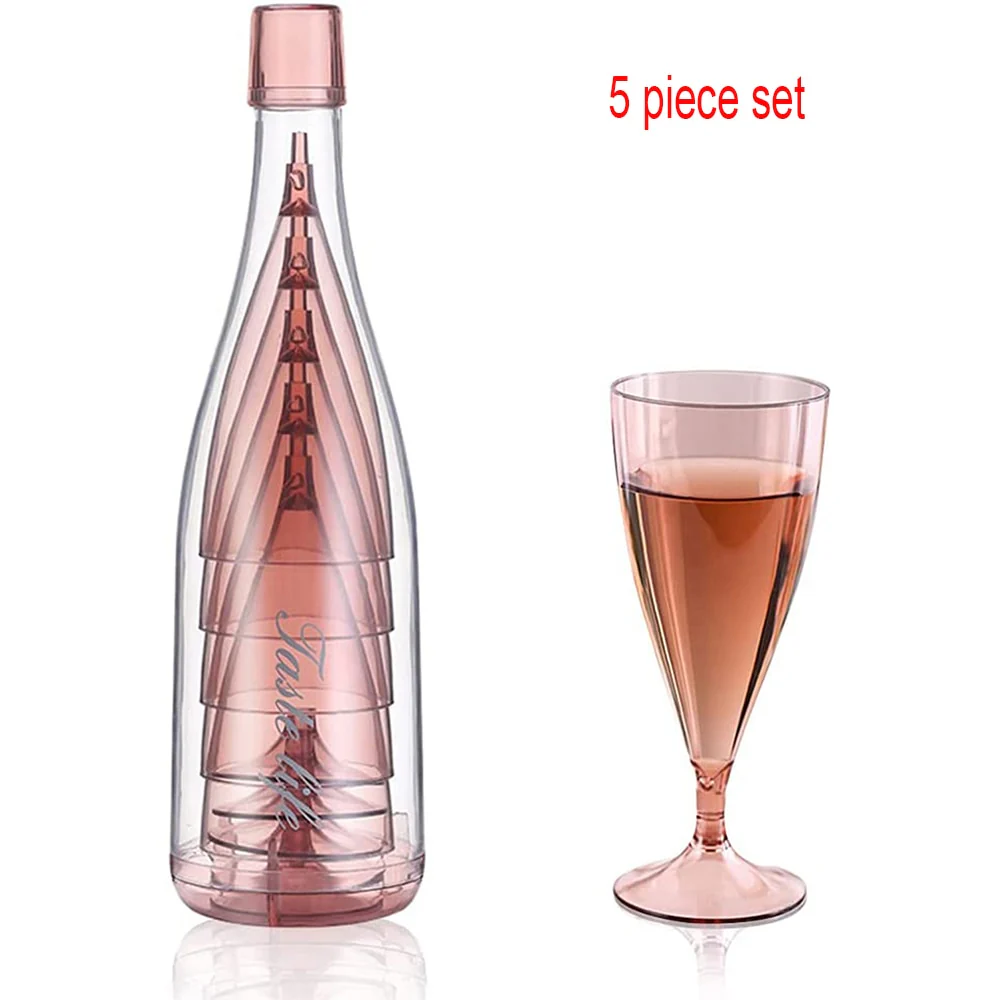 Champagne Glasses Bottle Set - Image 3