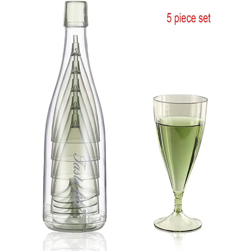 Champagne Glasses Bottle Set - Image 4