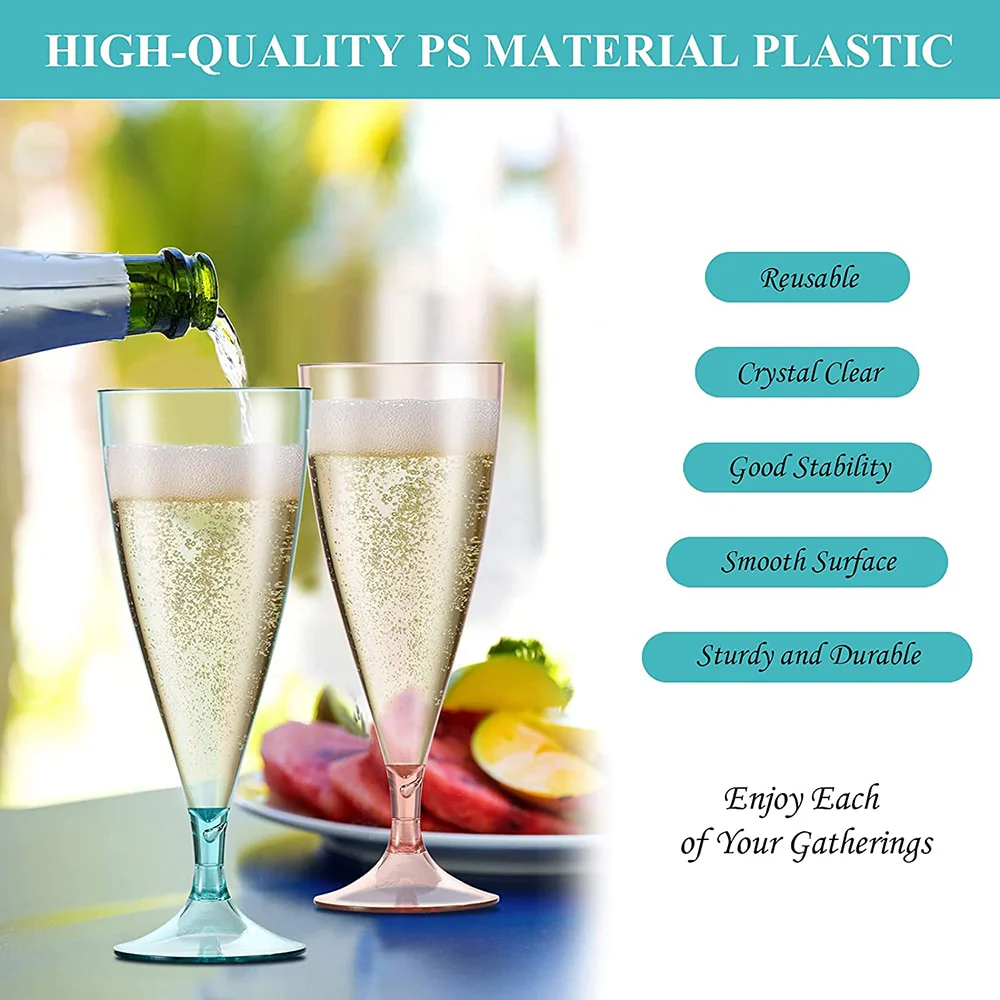 Champagne Glasses Bottle Set - Image 5