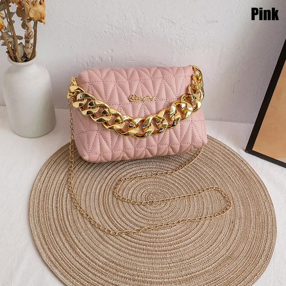 Chic Chain Charisma: PU Leather Crossbody Clutch - Image 10