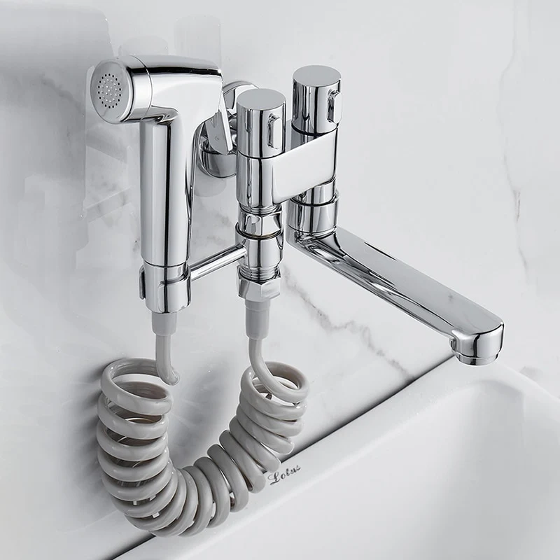 Chrome Brass Hygienic Shower - Image 11