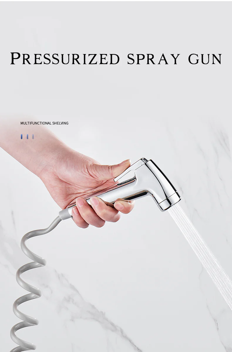 Chrome Brass Hygienic Shower - Image 16