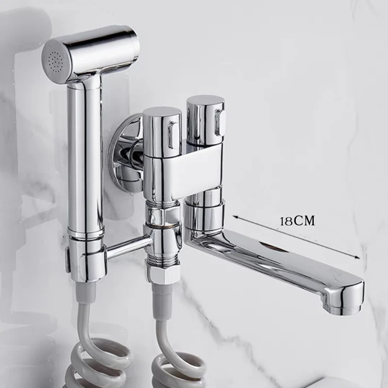 Chrome Brass Hygienic Shower - Image 2