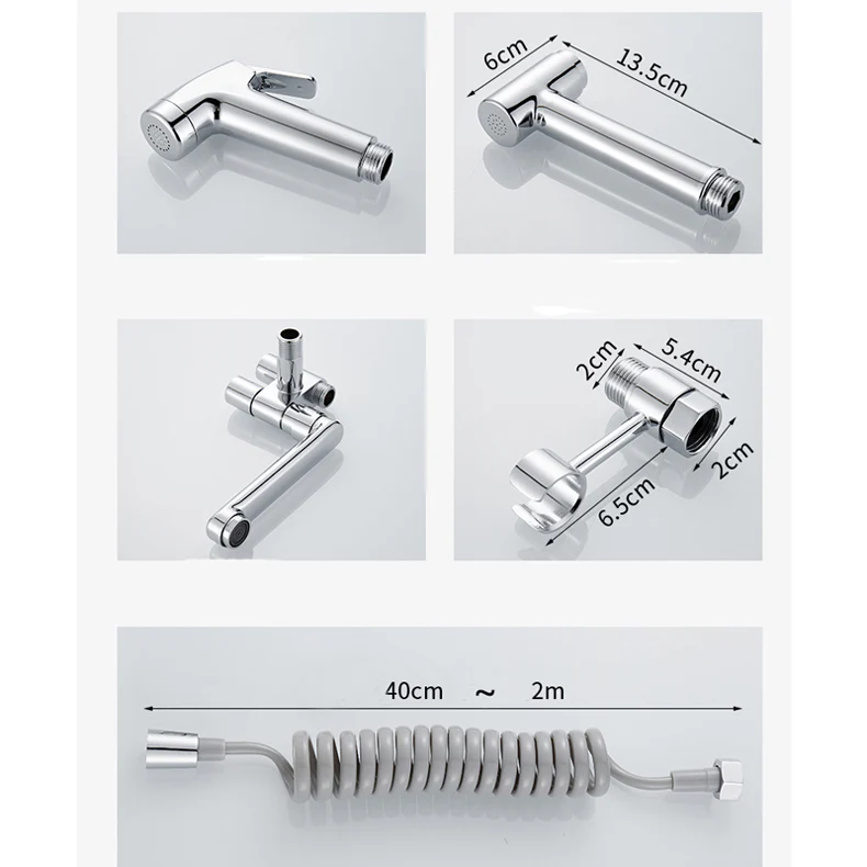 Chrome Brass Hygienic Shower - Image 21