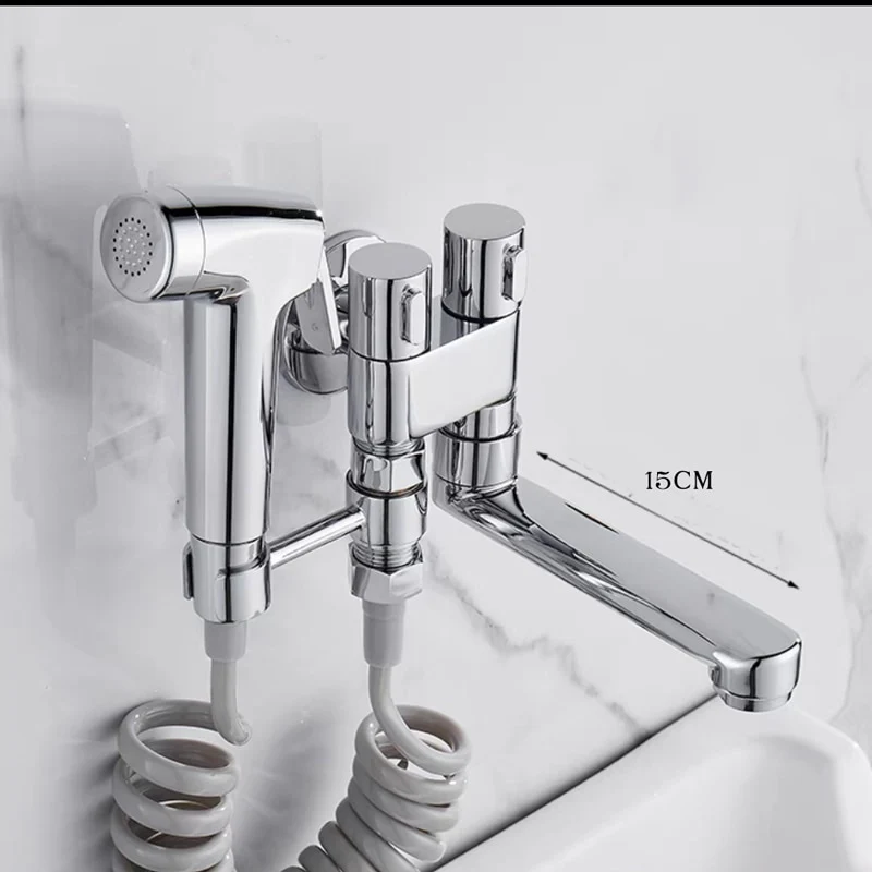 Chrome Brass Hygienic Shower - Image 3