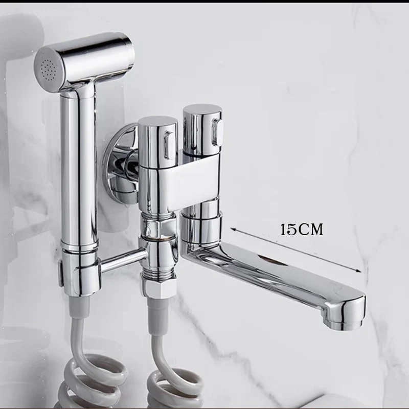 Chrome Brass Hygienic Shower - Image 4