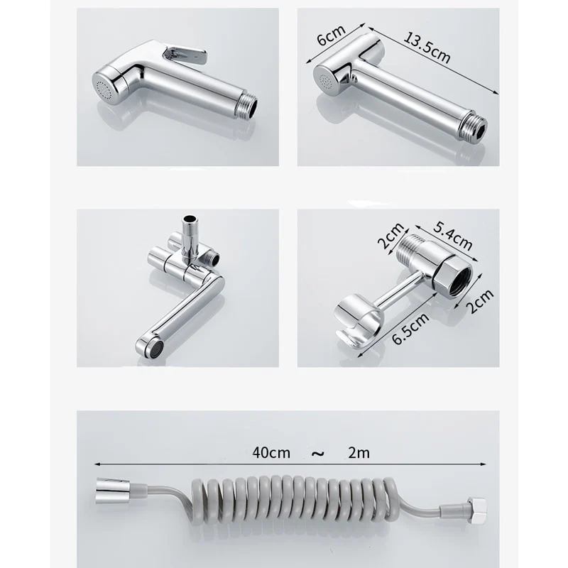 Chrome Brass Hygienic Shower - Image 8