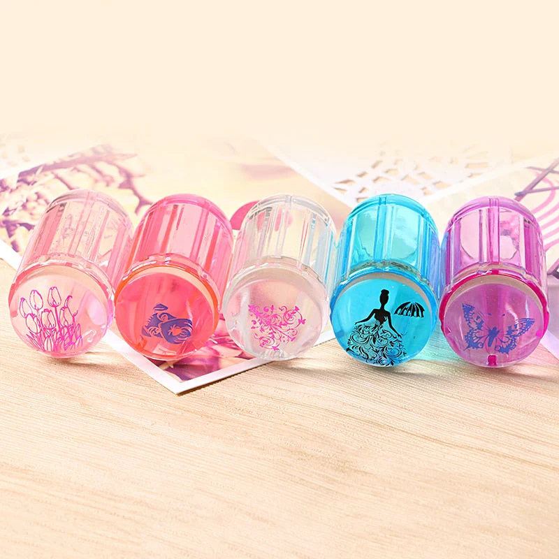Clear Round Jelly Nail Stamper - Image 5